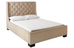 Heart of House Levena Quilted Double Bed Frame - Natural.